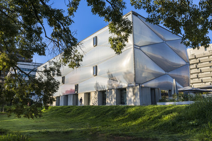 France, Herault, Montpellier, Port Marianne district, Le Nuage building by designer Philippe Starck on avenue Raymond Dugrand