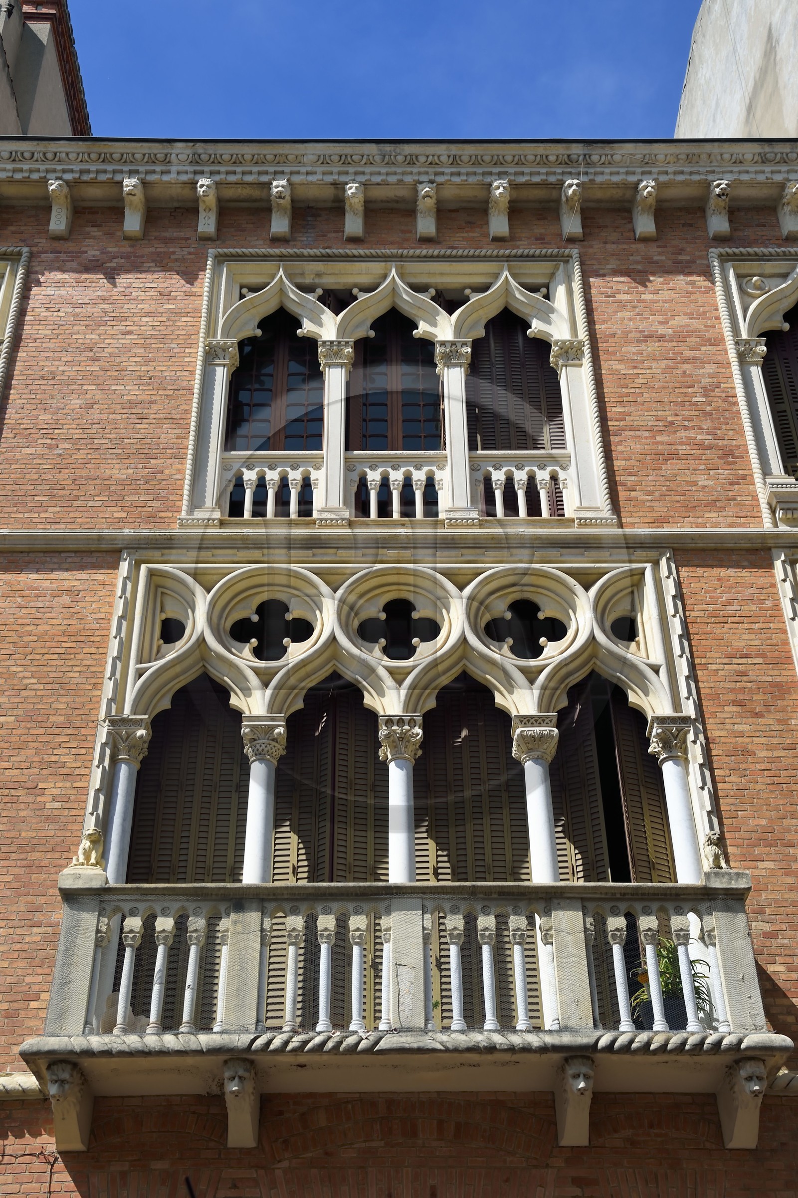 France, Allier (03), Vichy, rue de Belgique, Villa Vénitienne construite en 1897 par l’architecte Decoret