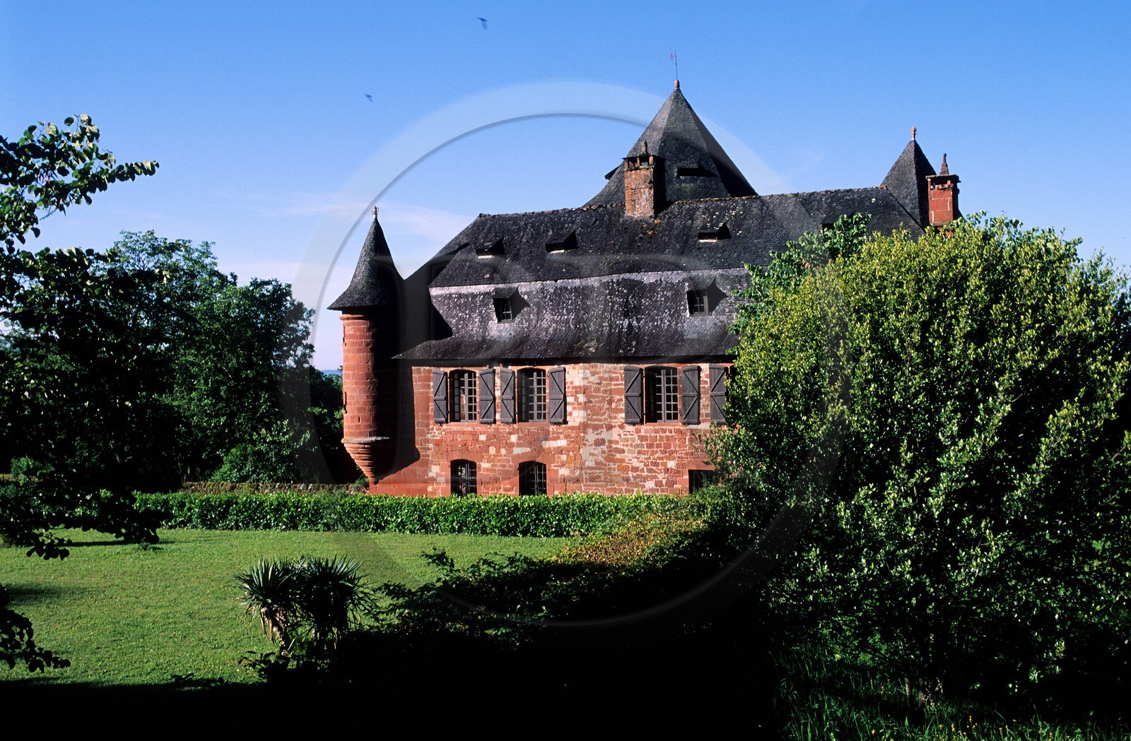 France, Corrèze (19), Collonges-la-Rouge, labellisé Les Plus Beaux Villages de France, vieille demeure