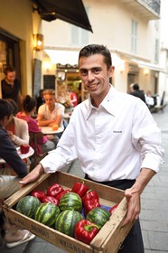 France, Alpes-Maritimes (06), Antibes, Florent Corsini patron du restaurant Le Don Juan