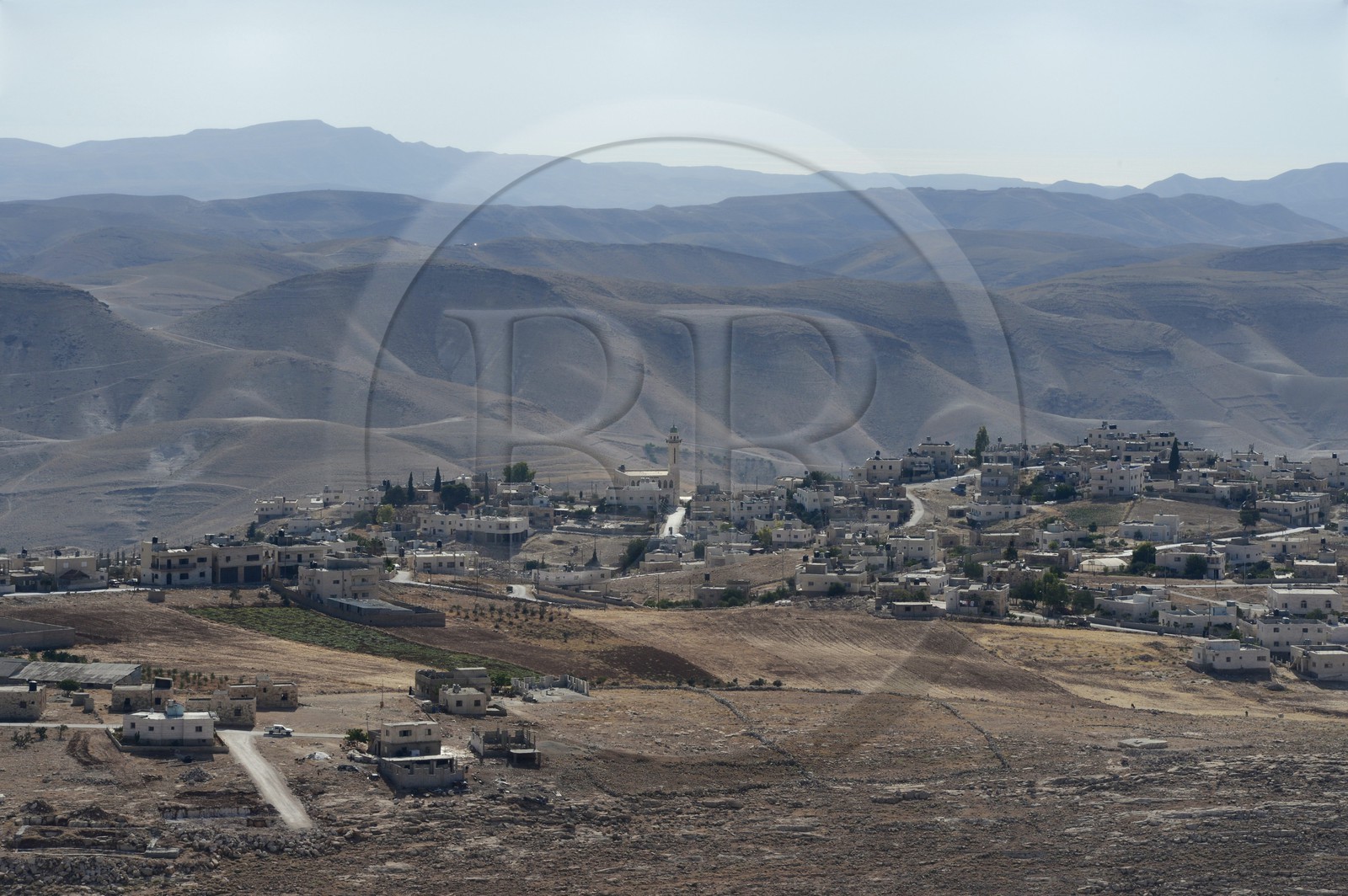 Israel, Cisjordanie, region de Bethléem,  village de Za`Tara aux portes du désert de Judée