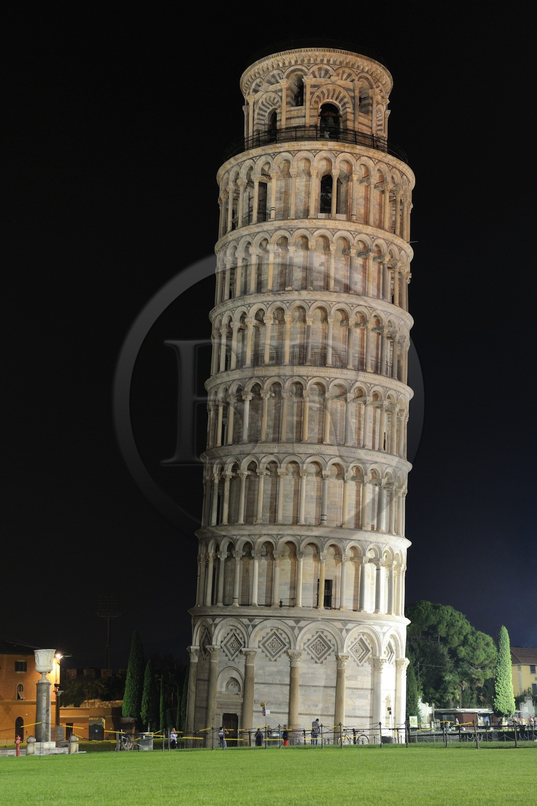 Italie, Toscane, Pise, Campo dei Miracoli classé Patrimoine Mondial de l' UNESCO, le Campanile ou la Tour penchée de Pise
