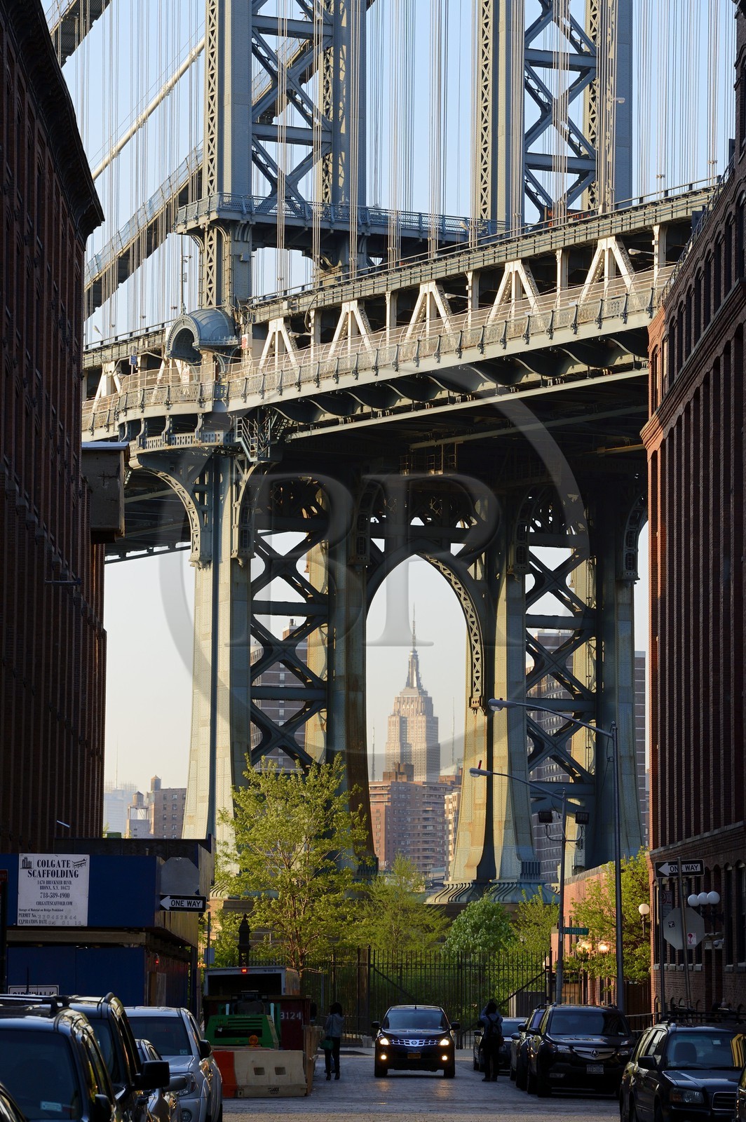 United States, New York, Brooklyn, Dumbo neighbourhood, Manhattan Bridge