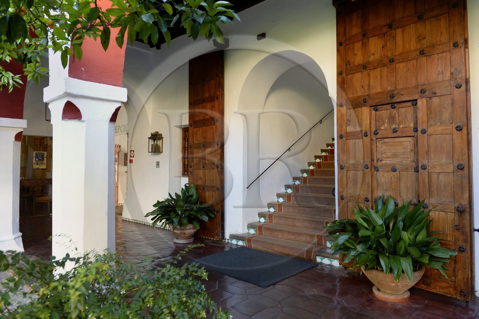 Spain, Extremadura, Guadalupe, the Parador of Tourism, former Saint John the Baptist Hospital (San Juan Bautista hospital)