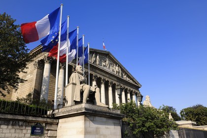 France, Paris (75), Le Palais Bourbon siège de l'Assemblée Nationale