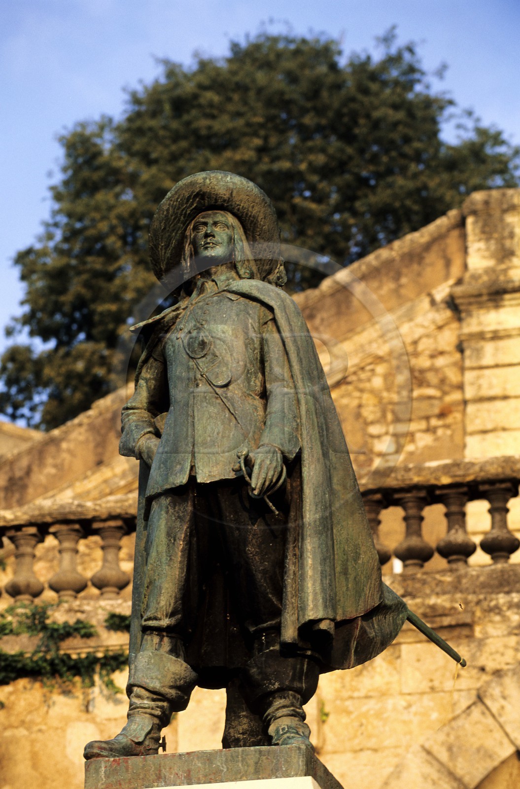 France, Gers, Auch, statue of d' Artagnan