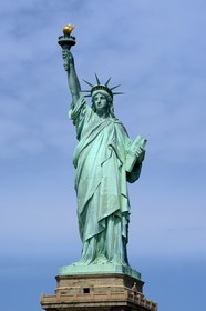 Etats-Unis, New York, Liberty Island, statue de la Liberté, classée Patrinoine Mondial de l'UNESCO