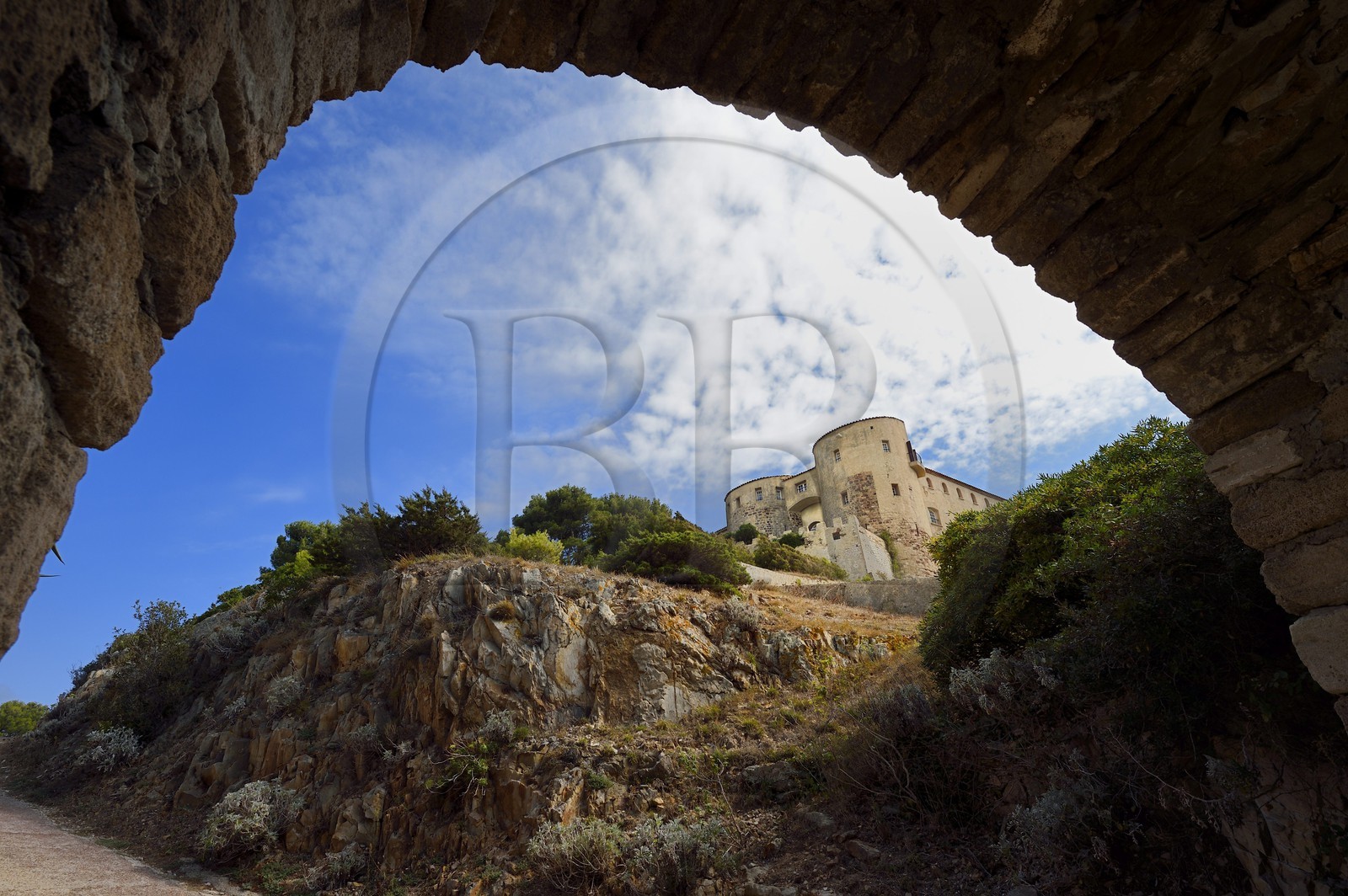 France, Var (83), Bormes les Mimosas, Fort de Brégançon, résidence officielle du président de la République