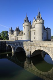 France, Loiret, Loire Valley listed as World Heritage by UNESCO, Sully sur Loire, Chateau de Sully sur Loire, compulsory mention : Chateaux de Sully sur Loire, property of the Loiret Departement