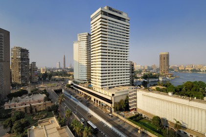 Egypte, Le Caire, hôtel Sheraton au bord du NilEgypt, Cairo, the Sheraton hotel on the Nile side
