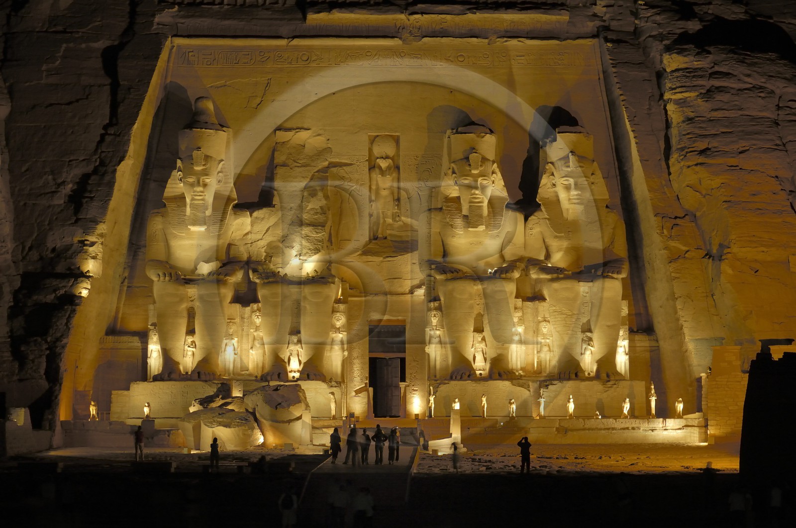 Egypt, Upper Egypt, Nubia, Abu Simbel, site listed as World Heritage by UNESCO, Ramesses II Temple