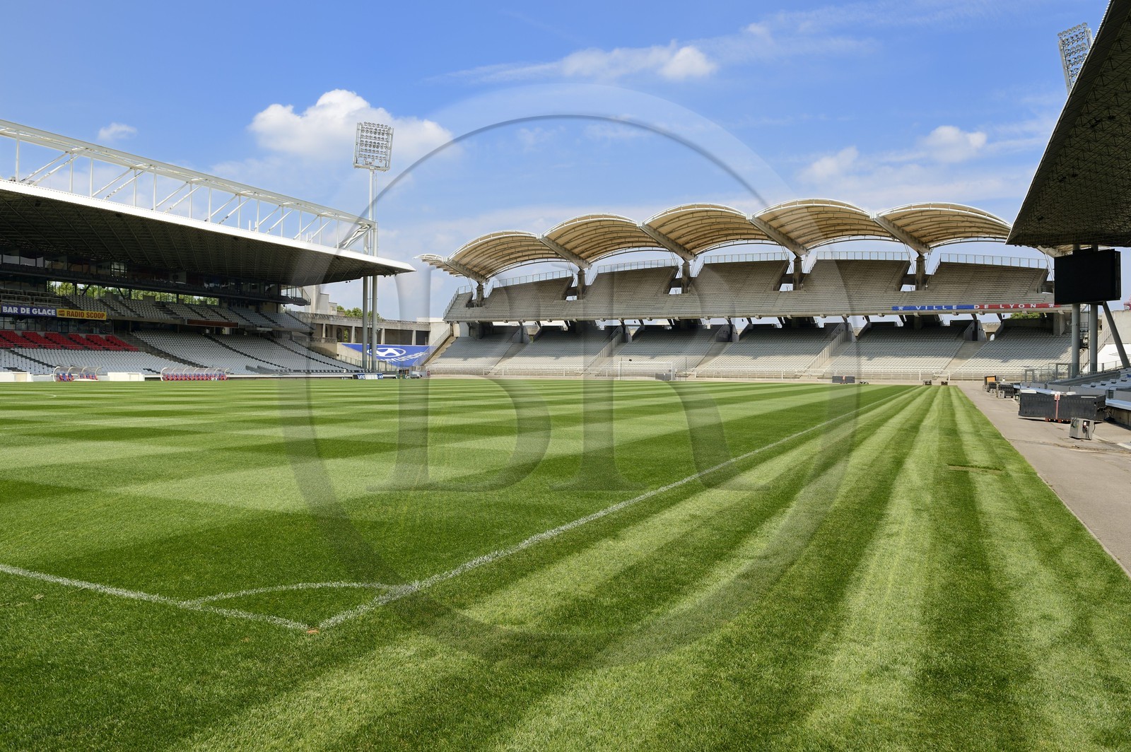 France, Rhône (69), Lyon, le stade de Gerland de l'architecte Tony Garnier