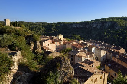 France, Var (83), La Dracénie, village de Châteaudouble