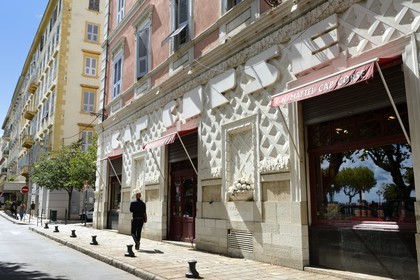 France, Haute-Corse (2B), Bastia, maison Mattéi (Cap Corse) au 15 boulevard du Général de Gaulle