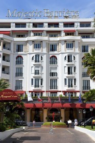 France, Alpes-Maritimes, Cannes, the Majestic hotel from the groupe Barrière on the boulevard de la Croisette