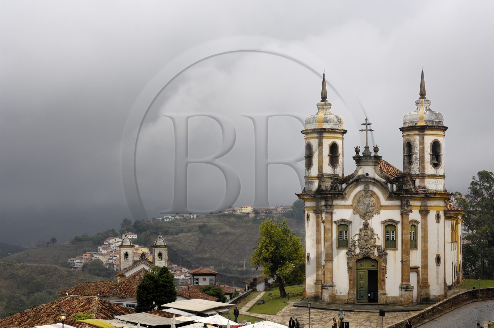 Brazil, Minas Gerais state, Ouro Preto, historical center listed as World Heritage by UNESCO, igreja de Sao Francisco de Assis, Saint Francis of Assisi church (Gold Route, Estrada Real)