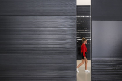 France, Herault, Montpellier, historic center, Fabre museum, rooms dedicated to the artist Pierre Soulages (1919-2022)