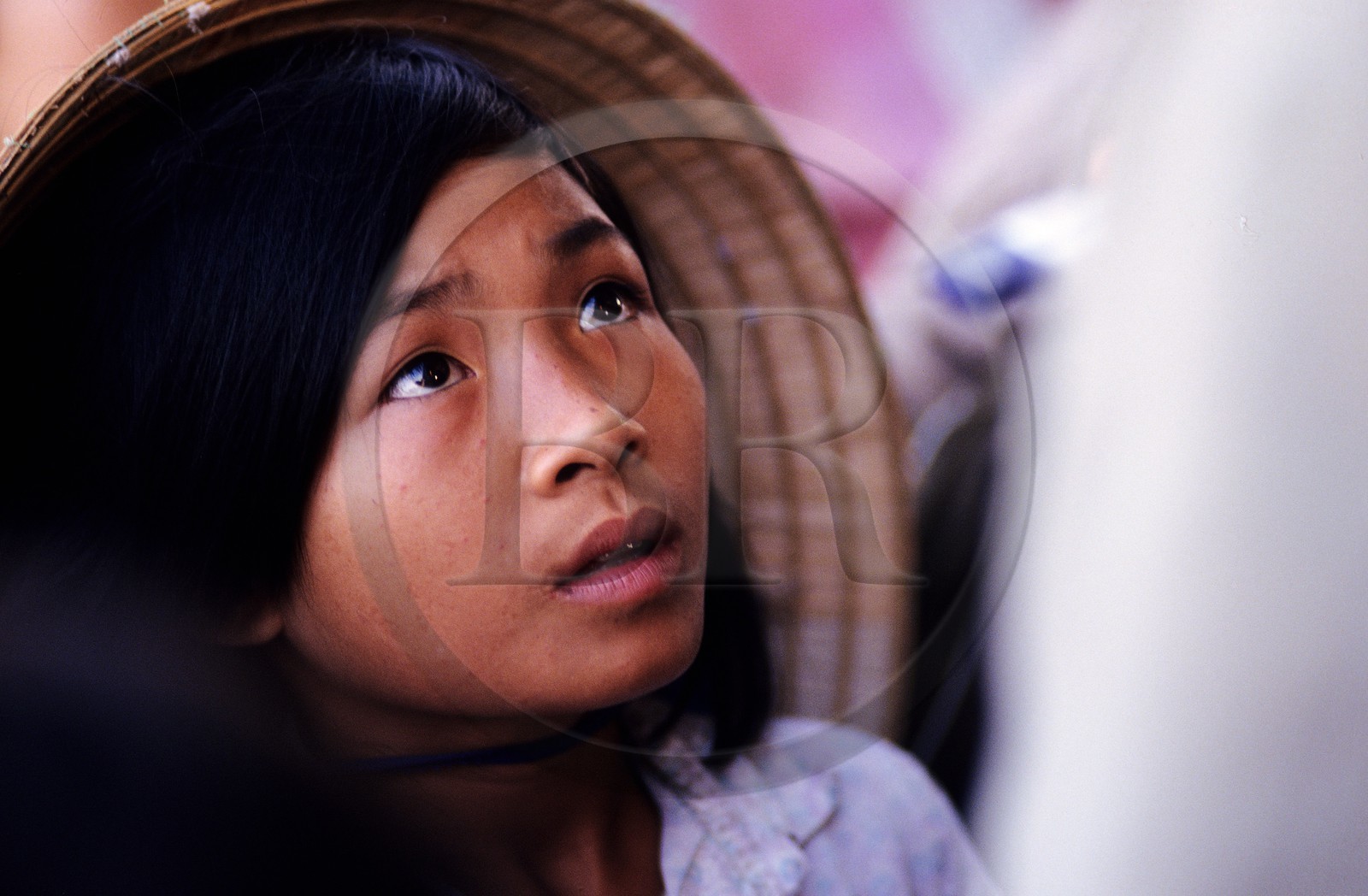 Vietnam, Haiphong, jeune paysanne