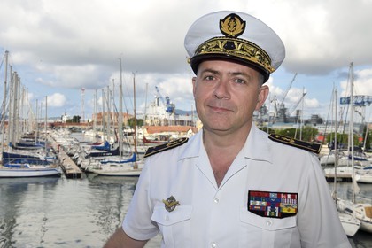 France, Var (83), Toulon, la base navale (Arsenal), préfecture maritime de la Méditerranée, l’amiral Vandier, commandant de la base de Défense de Toulon