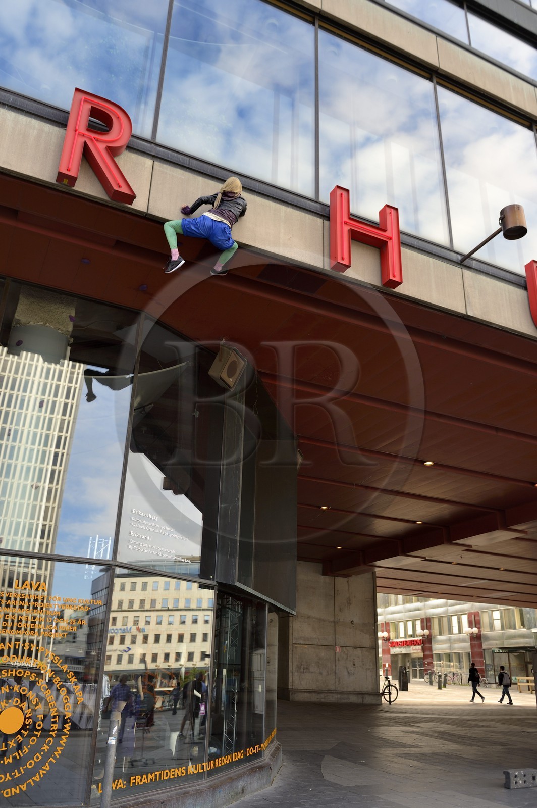 Suède, Stockholm, le Kulturhuset (Maison de la culture) sur la place Sergels Torg