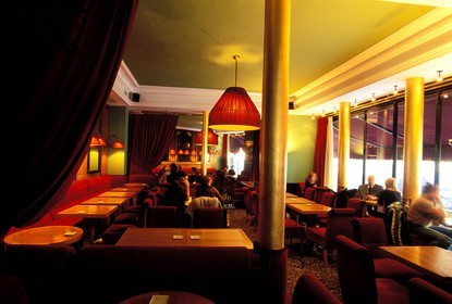 France, Paris, Ruc cafe in Saint Honore Street, 1st district