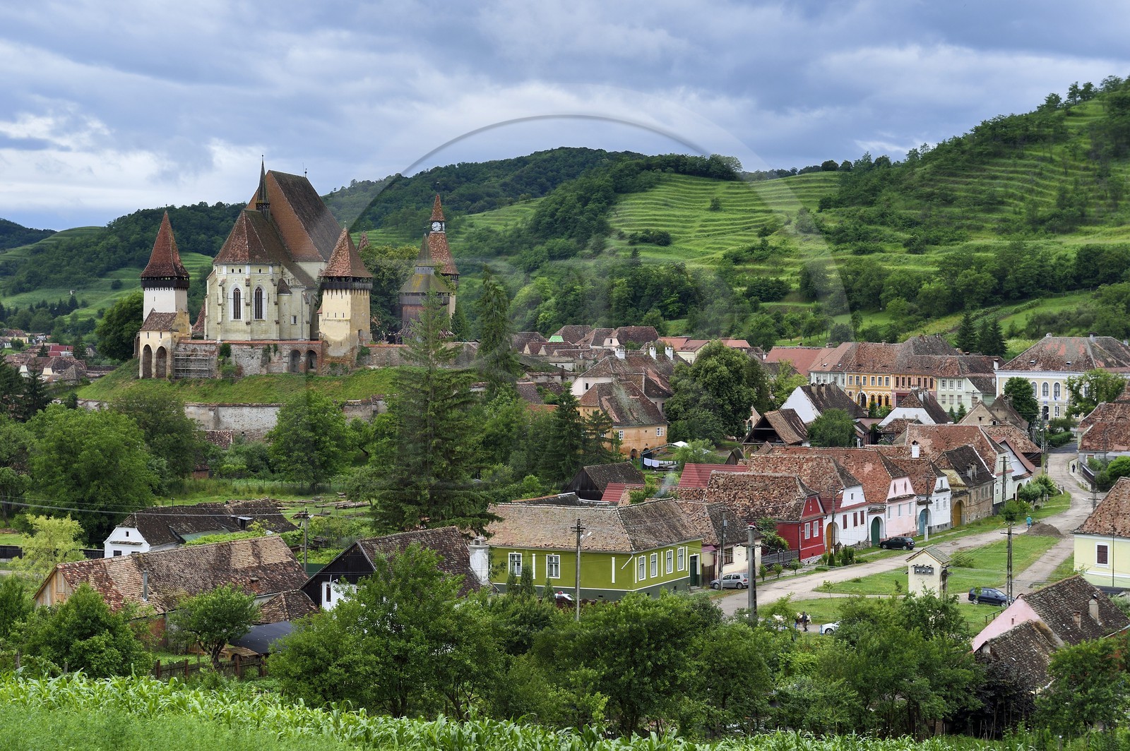 Roumanie, Transylvanie, Biertan, église fortifiée classée Patrimoine Mondial de l'UNESCO