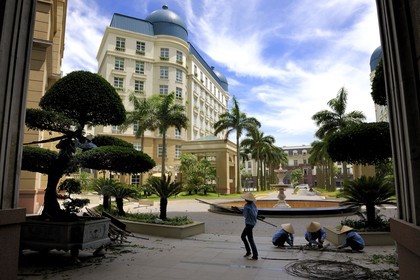 Vietnam, Hanoï, quartier de Cau Giay, nouveaux immeubles de luxe The Manor