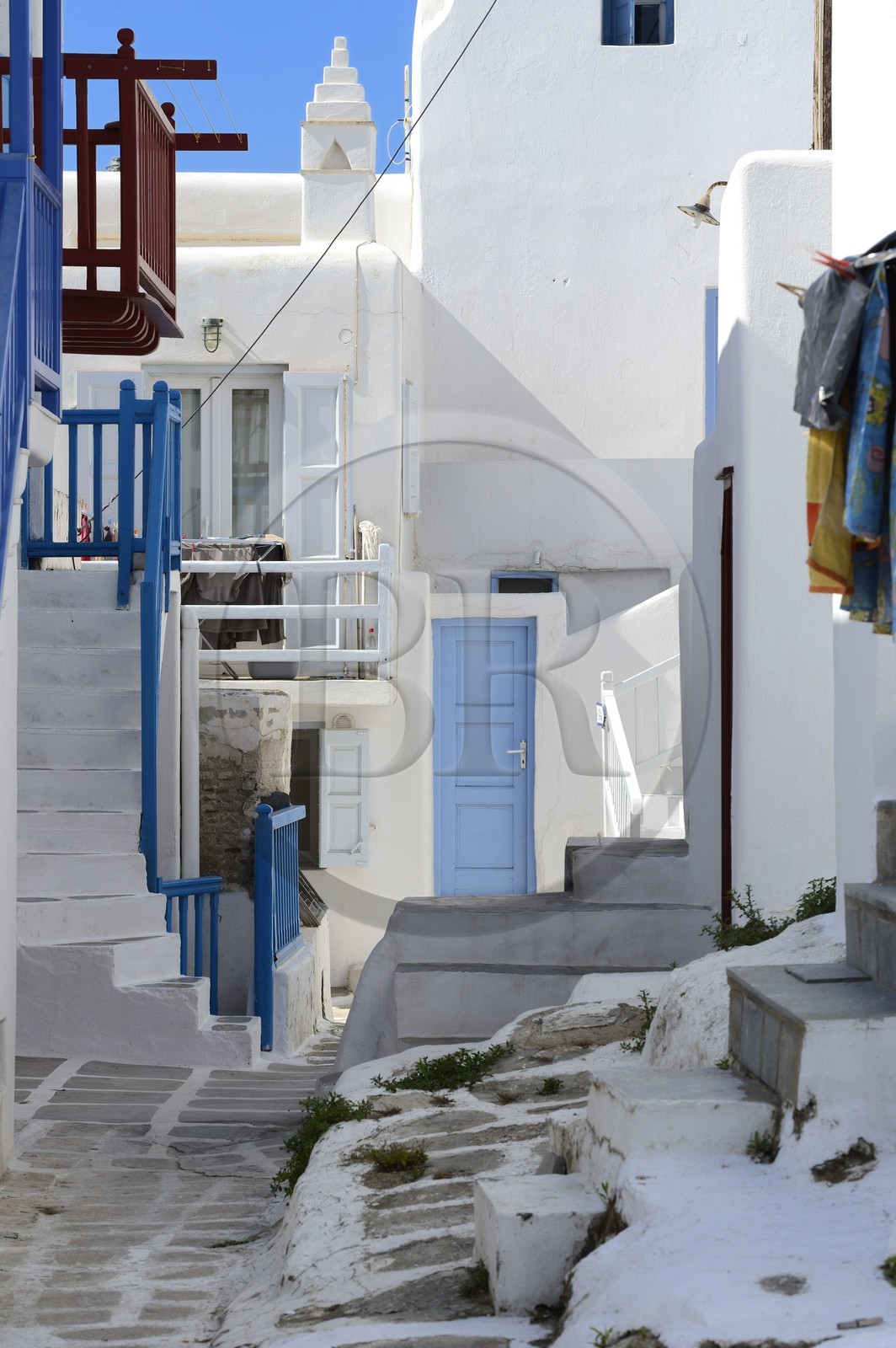 Grèce, Les Cyclades, mer Égée, île de Mykonos, Chora (Mykonos town)