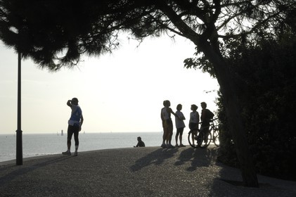 France, Charente-Maritime (17), La Rochelle, plage de la Concurrence