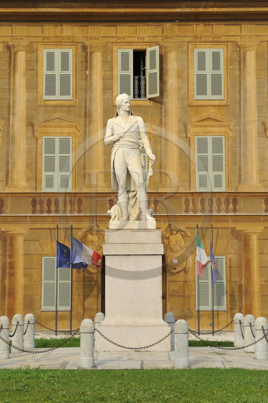 Italie, Piémont, Marengo Museum installé dans la Villa Delavo, la bataille de Marengo eut lieu le 14 juin 1800 près de la ville de Alessandria à 70 km au nord de Gênes entre les victorieuses forces françaises de Napoleon Bonaparte et l'armée autrichienne