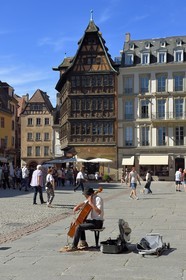 France, Bas-Rhin (67), Strasbourg, vieille ville classée au Patrimoine Mondial de l'UNESCO, la Maison Kammerzell au pied de la cathédrale Notre-Dame