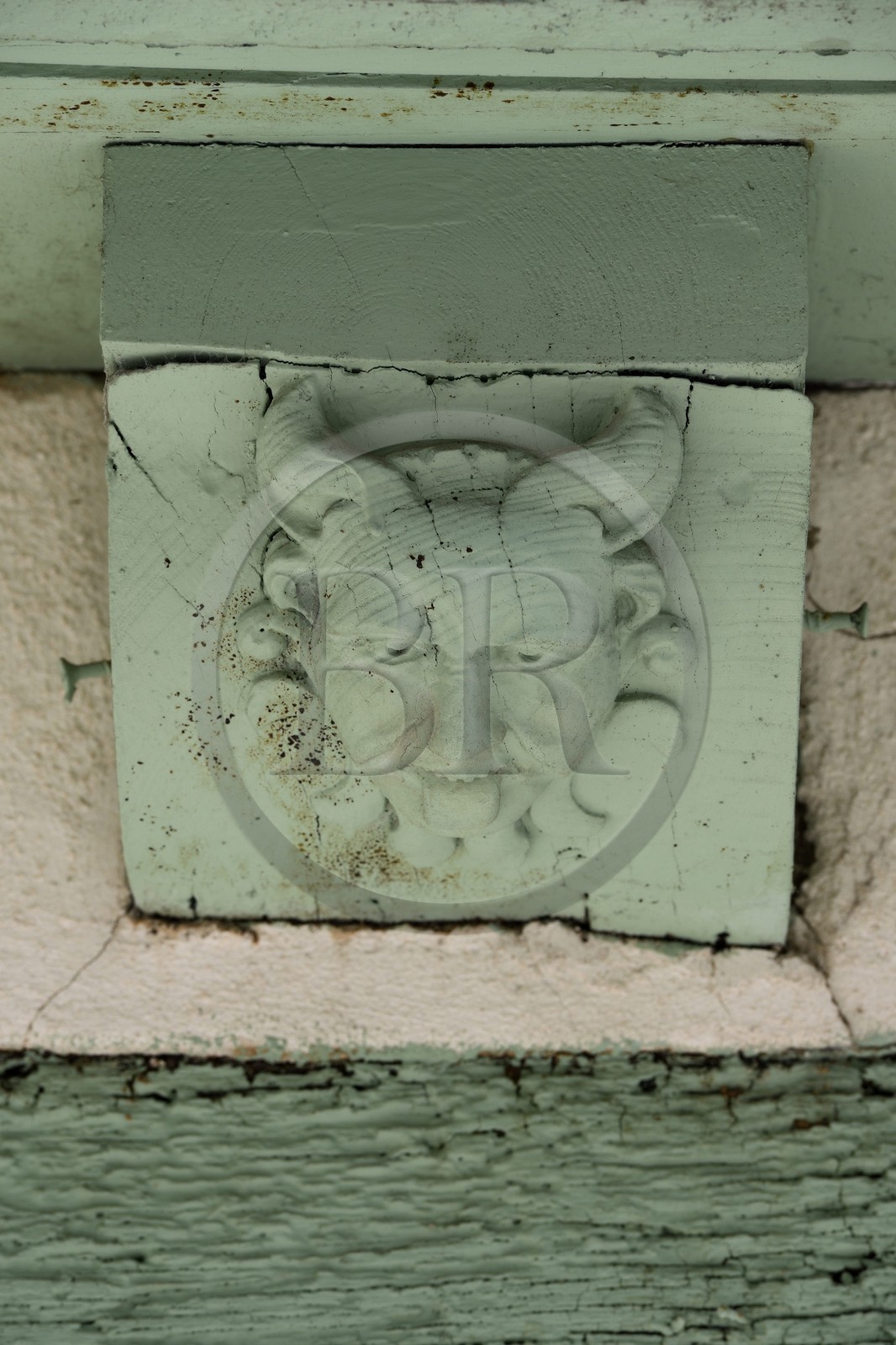 France, Morbihan (56), Golfe du Morbihan, Vannes, maisons à pans de bois au 4 rue des chanoines