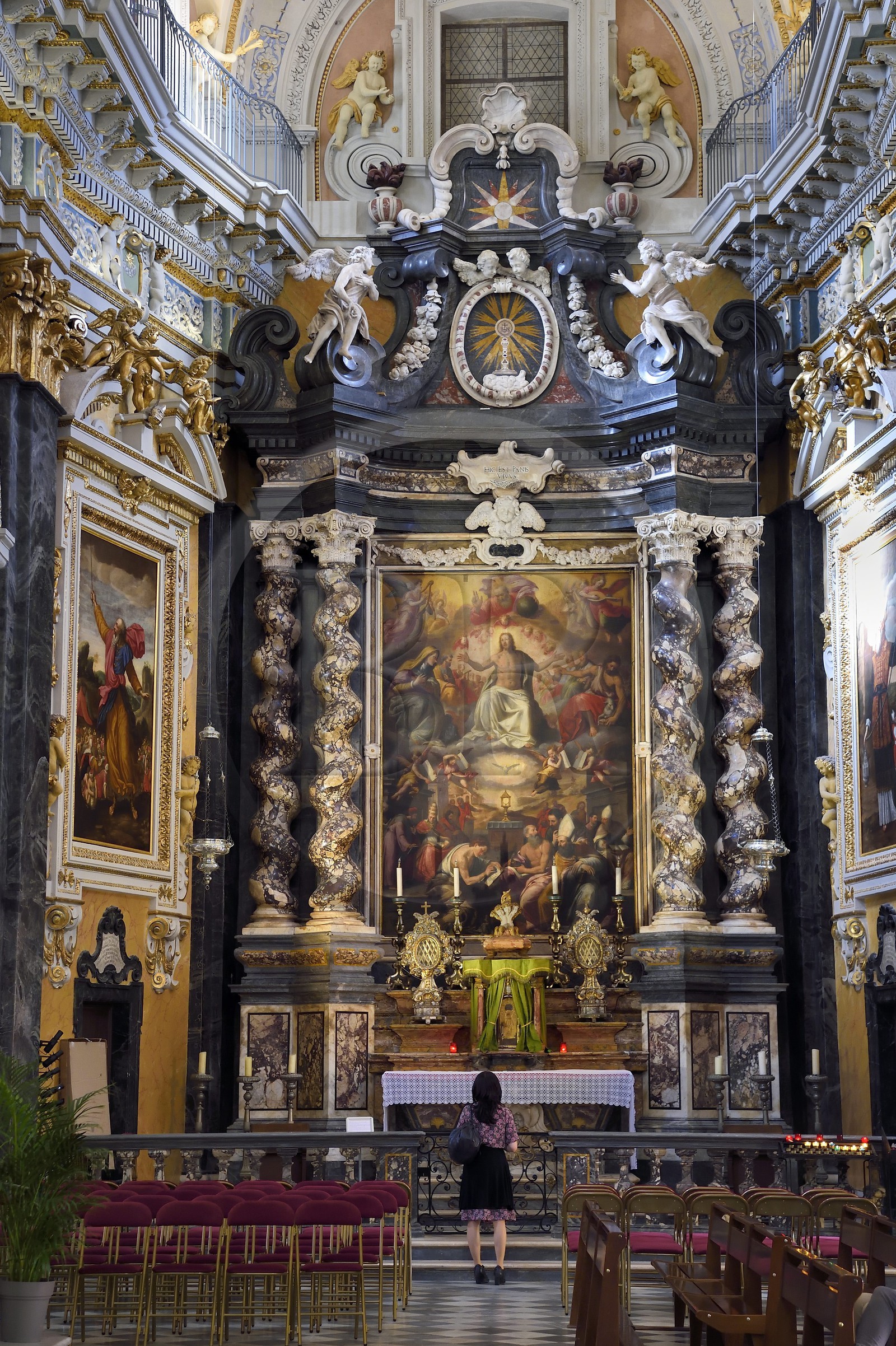 France, Alpes-Maritimes (06), Nice, quartier du Vieux Nice, Cathédrale Sainte-Réparate, chapelle du Saint Sacrement