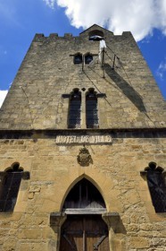 France, Dordogne (24), Périgord Noir, vallée de la Dordogne, vallée de la Dordogne, Domme, labellisé Les Plus Beaux Villages de France, l'Hotel de Ville