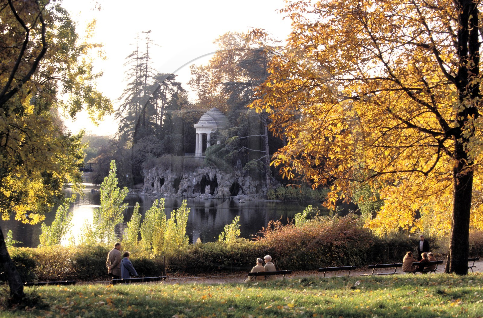 France, Paris (75), Bois de Vincennes, le lac Daumesnil