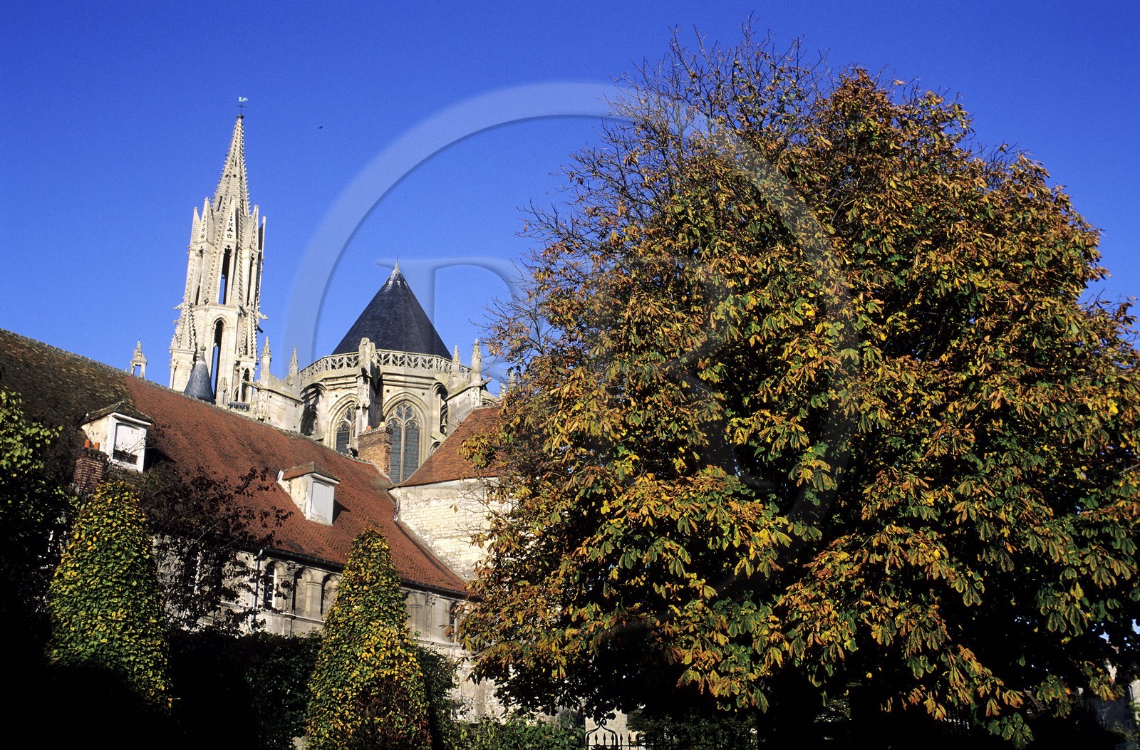 France, Oise (60), Senlis, cathédrale Notre-Dame (12e-16e siècles)