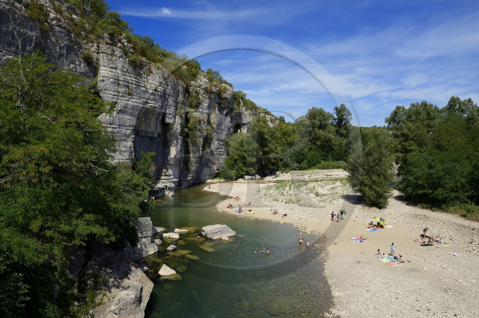 France, Ardèche (07), Gorges de l'Ardèche, Labeaume, gorges de la rivière La Beaume