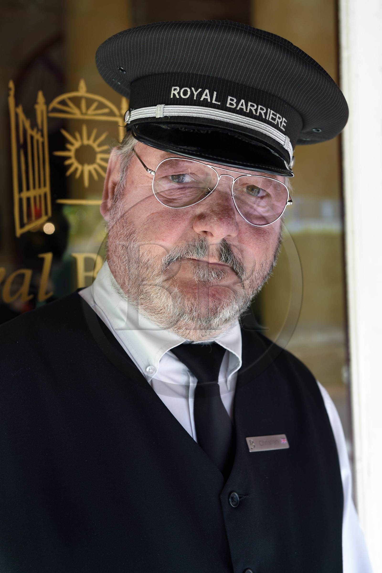 France, Calvados (14), Pays d'Auge, Deauville, l'Hotel Royal Barriere, Christian Grente chef voiturier