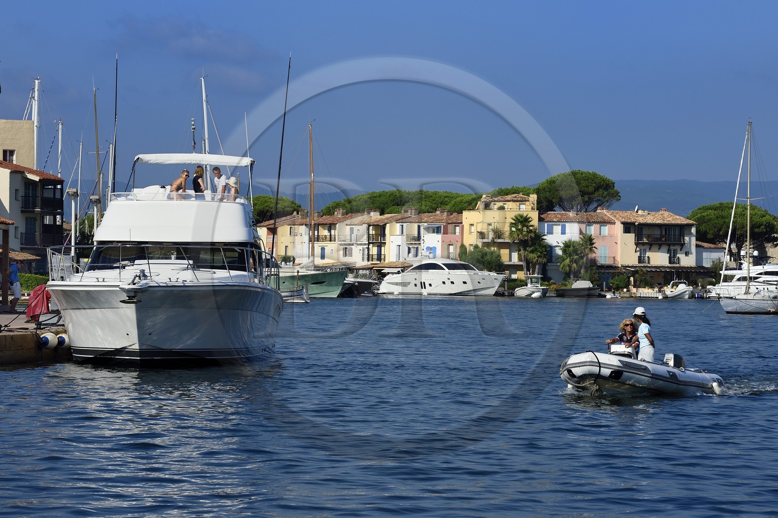 France, Var, Gulf of St Tropez, the Port Grimaud seaside town