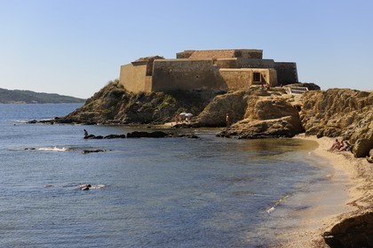 France, Var, Presqu'ile de Giens, the Tour Fondue