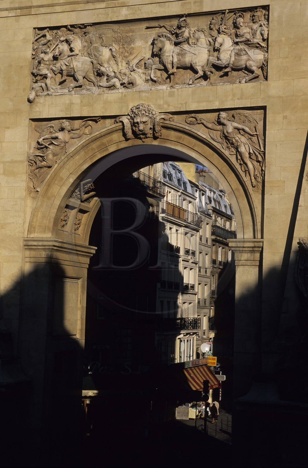 France, Paris, Saint Denis Door ordered by Louis XIV, boulevard Bonne Nouvelle