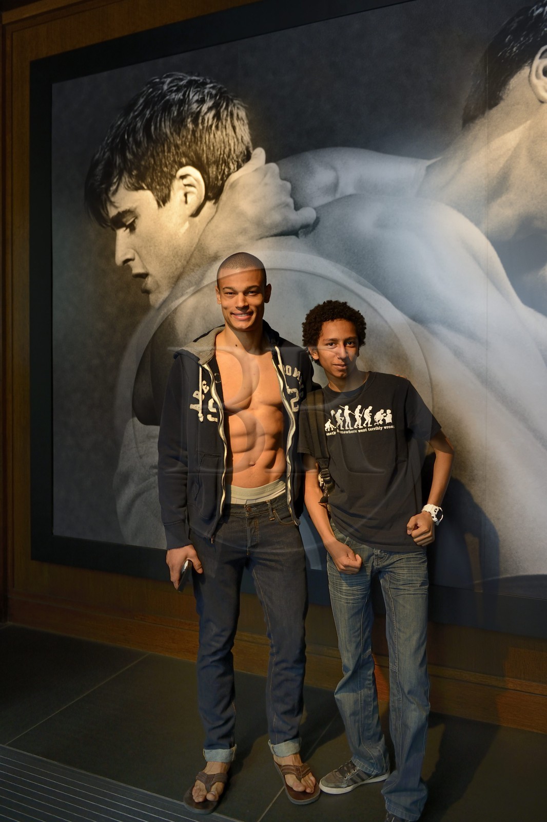 Etats-Unis, New York, Manhattan, la boutique Abercrombie & Fitch sur la 5ème Avenue