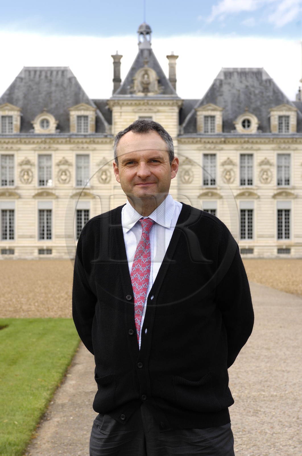 France, Loir et Cher, Chateau de Cheverny, Mr Charles Antoine de Vibraye the owner