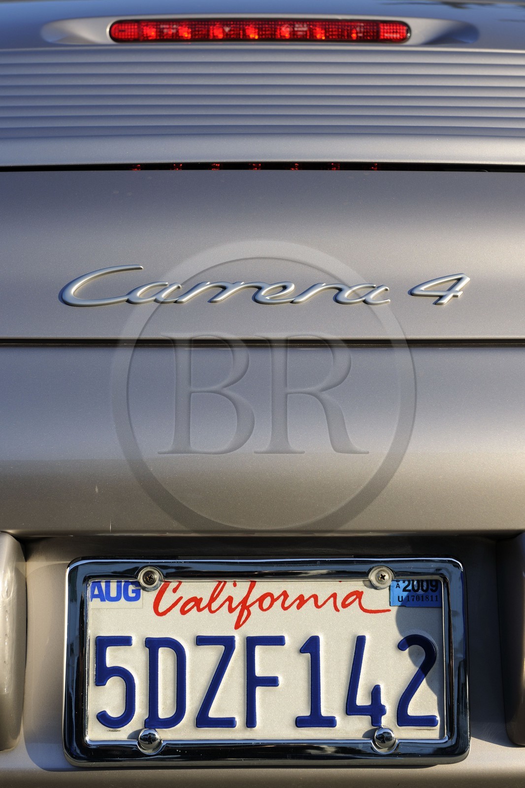 Etats-Unis, Californie, plaque d'immatriculation