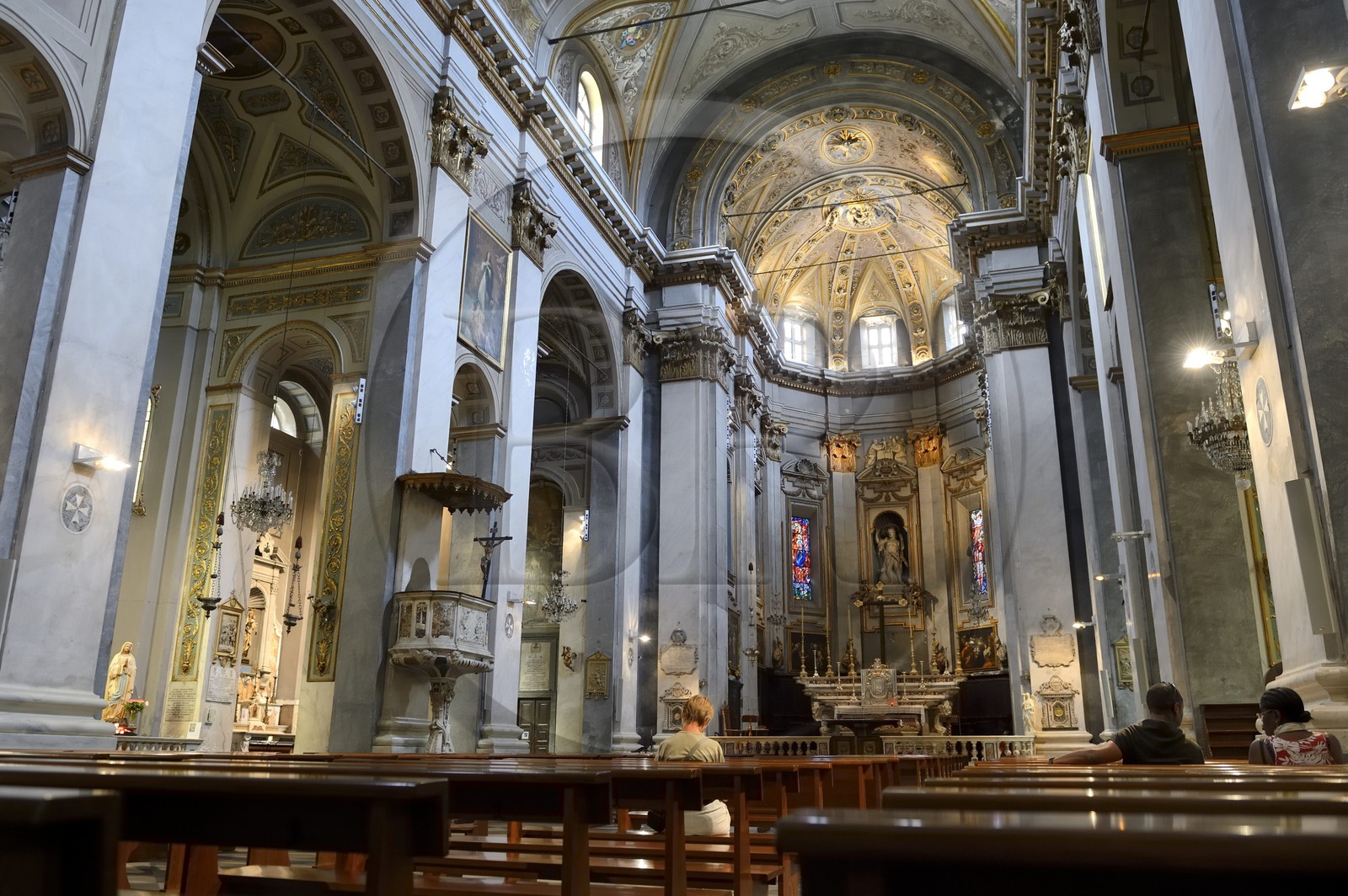 France, Haute-Corse (2B), l'église baroque Saint-Jean-Baptiste