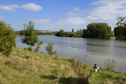 France, Moselle, the River Moselle at Malling