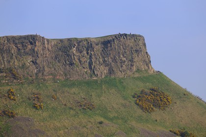 Royaume-Uni, Ecosse, Edimbourg, Holyrood Park domine la ville