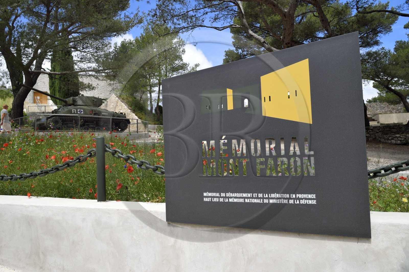 France, Var (83), Toulon, le Mont Faron, mémorial du débarquement de Provence