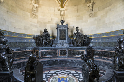 France, Oise (60), Chantilly, le chateau de Chantilly, le musée de Condé, la Chapelle des coeurs des Condé