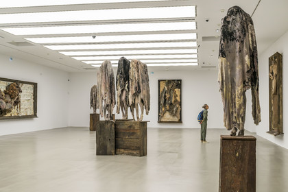 France, Herault, Montpellier, le MO.CO. (Montpellier Contemporain) dans l'ancien Hotel Montcalm, exhibition Piller Ekphrasis by the artist Berlinde De Bruyckere brings together around fifty works produced between 1999 and 2022